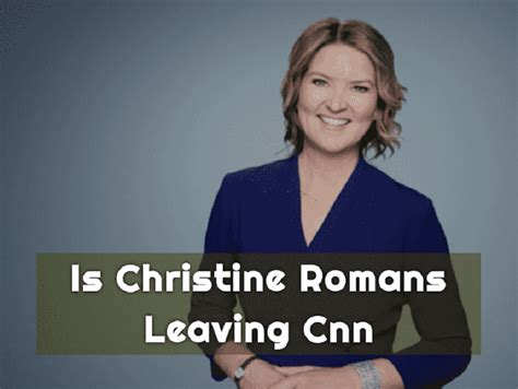 new christine|where is christine romans going.